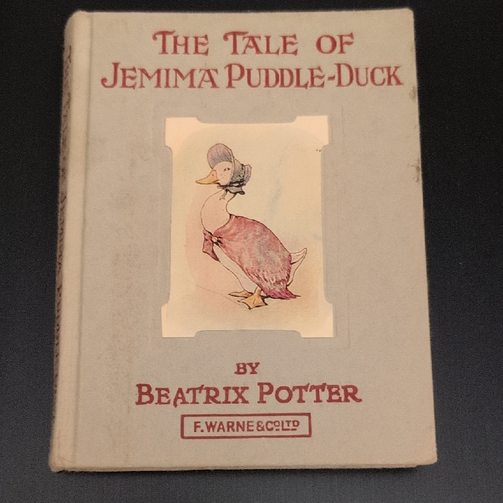 Vintage The Tale of Jemima Puddle-Duck Book